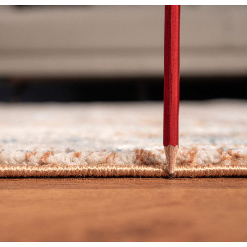 Rust Area Rug, Rectangle 2' x 3'
