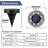 Solar Powered Integrated LED Well Light Kit-94697910