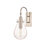 Glass 1-Light Armed Sconce
