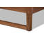 Lit plateforme en bois à finition brun noyer Johnita (grand)-820248850
