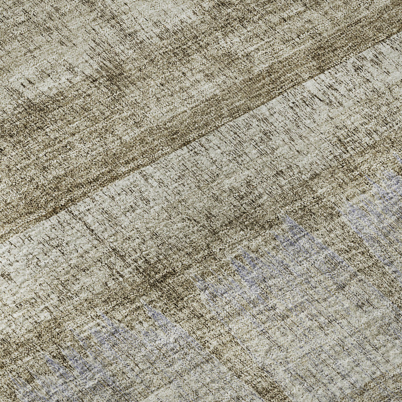 Premium Machine Washable Cerrito Taupe Rug, Rectangle 9' x 12'