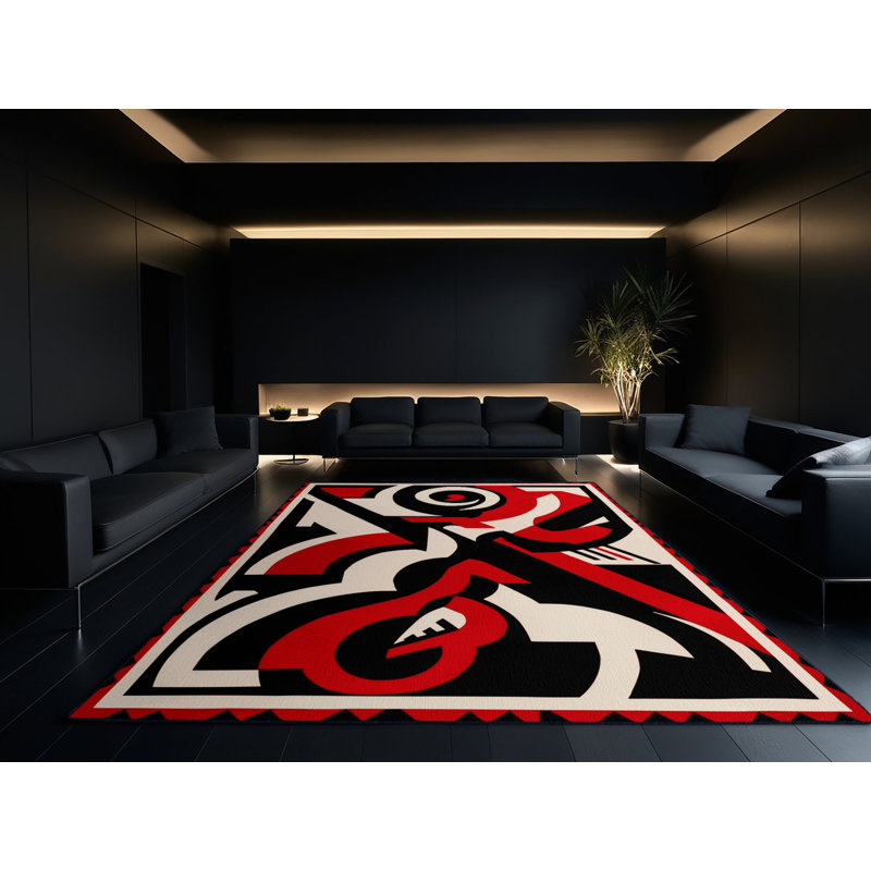 Daring Dagger Rug, Rectangle 4' x 6'