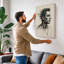 Profile in Motion Modern - Wrapped Canvas-826710627-826710628