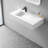36 in. Wall-Mount or Countertop Bathroom with Diamond Bowl Solid Surface-67801190