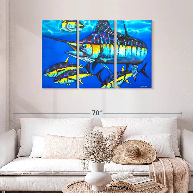 Brampt Majestic Blue, 28" H x 45" W