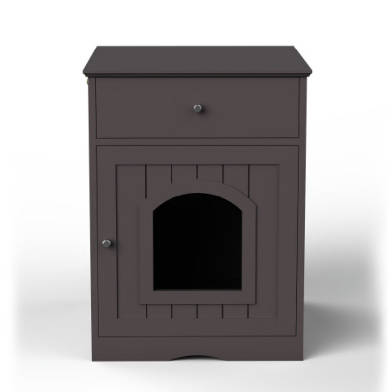 Multi Functional Cat Litter Box Enclosure Side Table