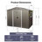 8Ft X 6Ft Outdoor Metal Storage Shed With Window Grey
