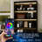 Tall Bookcase with Adjustable LED Lighting and Heavy Duty Storage-129159011