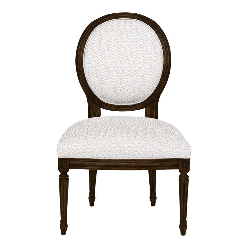 Genevieve Upholstered Dining Chair, Havana, Perigold Elements White Sands
