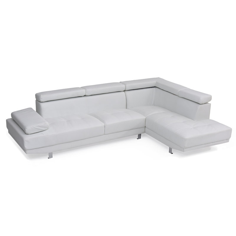 Canapé modulaire Modern River, Blanc