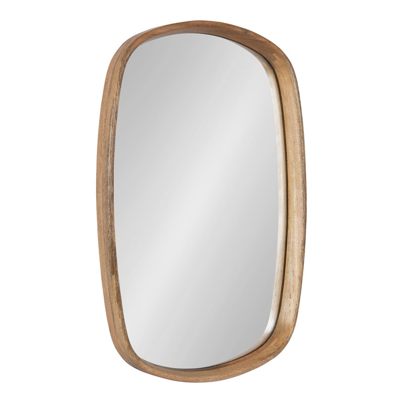 Prema Framed Wall Mirror 20x30 Natural, Natural, 30" x 20", Rectangle
