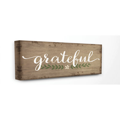" Grateful Textured Family Word "