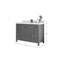Teck de Chicago X P 22 po De salle de bain Viola quartz nuit