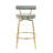 Kayson 25.5" Gold Swivel Upholstered Counter Stools-1129021422