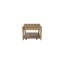 Table de cocktail au fini sable avec deux tiroirs de rangement P, 27,95 l, H 19,23 po