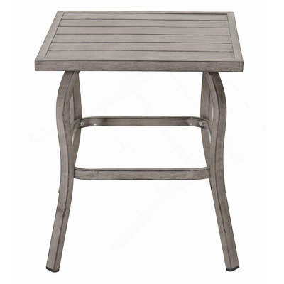 Sturdy Painted Metal Side Table / Coffee Table, Rust-Resistant and Scratch-Resistant for Indoor and Outdoor Use