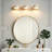 LED Mirror Light With 3 Travertine Stone Shades, Polished Natural Wood Base, Built-In LED Wall Sconce, 360° Rotatable Stone Lampshades, Modern Rustic Vanity Wall Light For Bathroom, Bedroom, Living Room-1961278455-1961458255