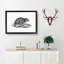 Rat Illustration - Framed Print-55616464-55616468