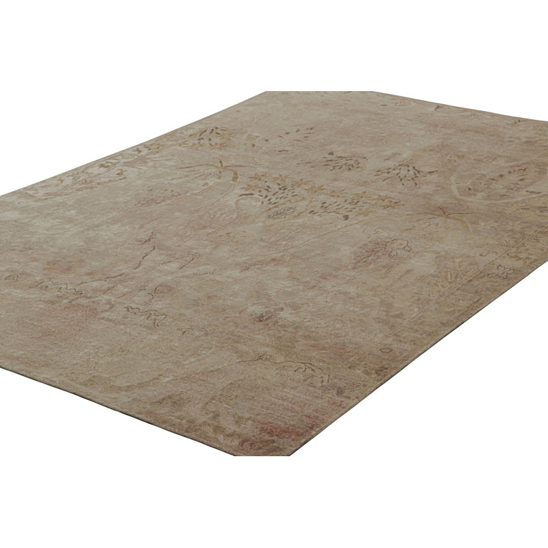 One-of-a-Kind 6'x9'2 Hand Knotted Area Rug