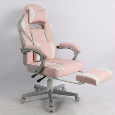 Big and Tall Office Chair, High Back Leather Gaming Chair with Footrest, Ergonomic Computer Chair w/Lumbar Support & Headrest, 360° Swivel Base & Heig