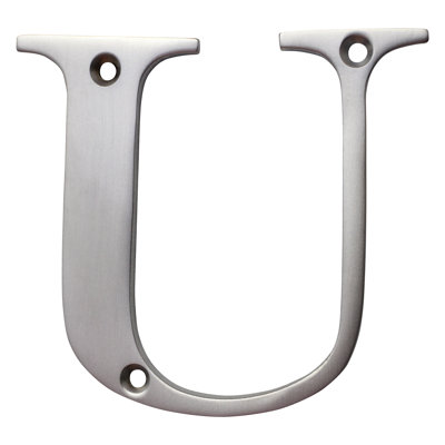 3'' H Brass House Letter