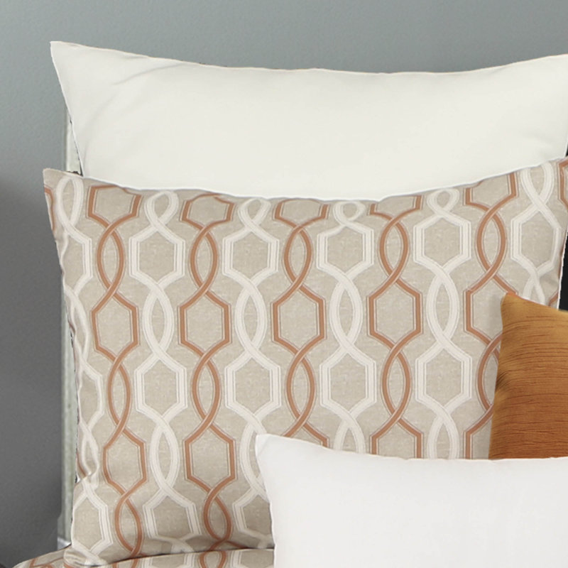 Whittier Machine Woven Geometric Shapes Comforter, Full Comforter + 5 Additional Pieces