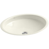 Canvas® Metal Oval Undermount Bathroom Sink with Overflow