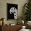 Leopard Profile Modern - Wrapped Canvas-2055017152-2055017162