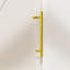 Porte de douche coulissante simple sans cadre Sumiya avec verre trempé de sécurité et cadre en acier inoxydable-120358528