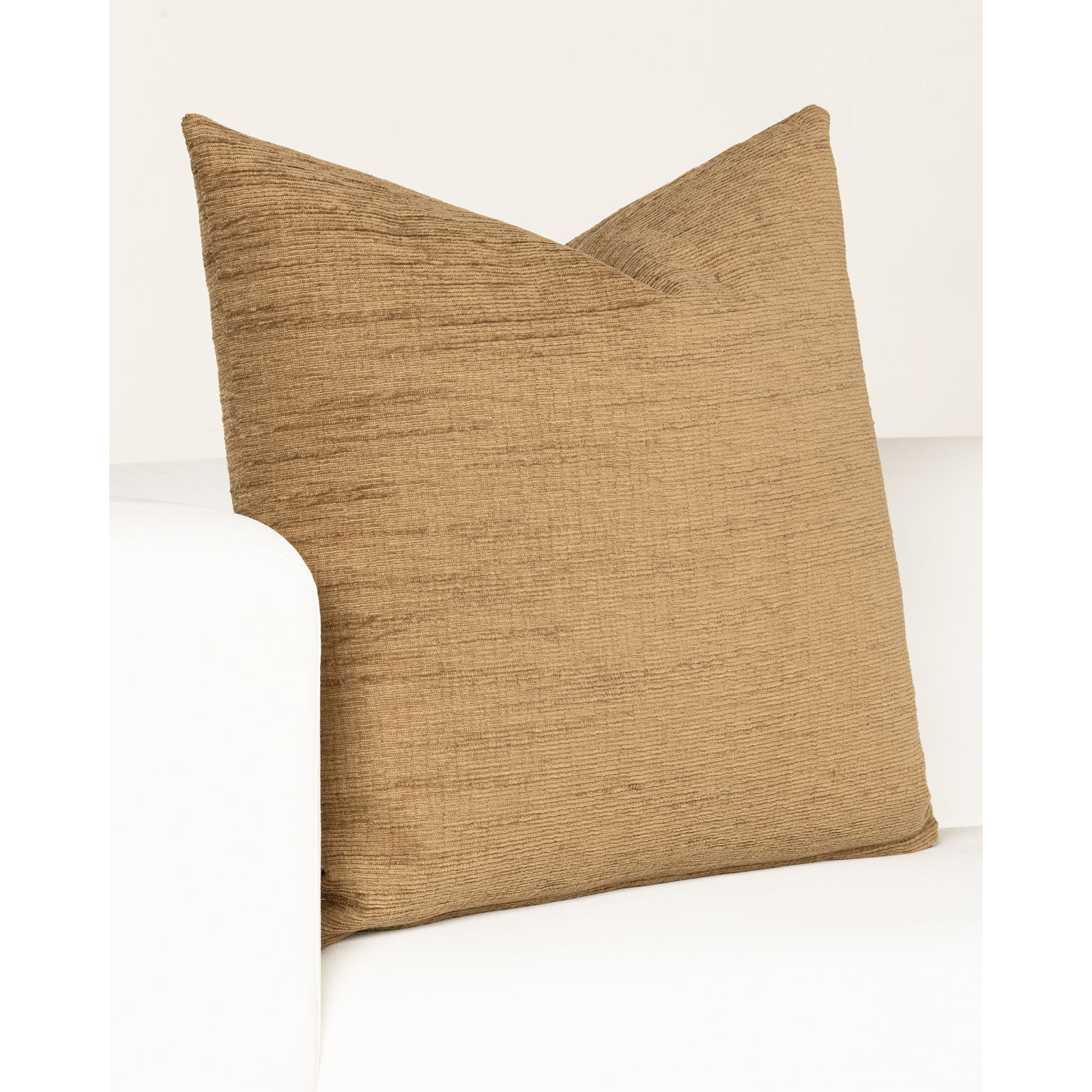 Floating Cubes Accent Pillow, Polyester, Brown