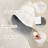 Scalloped 4x6 Area Rug Washable, Modern Pearl Velvet Living Room Carpet with Non-Slip Backing & Low Pile-225102373-225102429