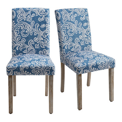 Chaise d'appoint en bois et lin rembourrée en tissu pour salon de cuisine
