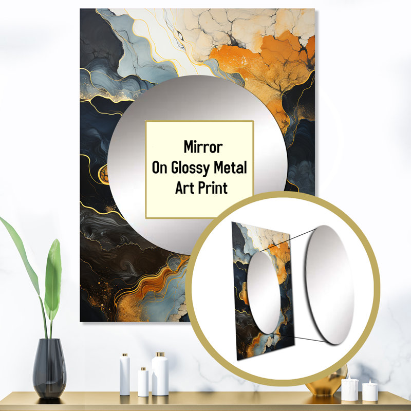 Miroir mural décoratif Milstein, 40 po x 30 po