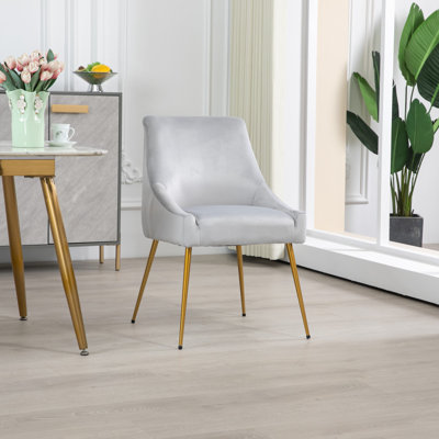 Anggie 47cm H Velvet Upholstered Side Chair
