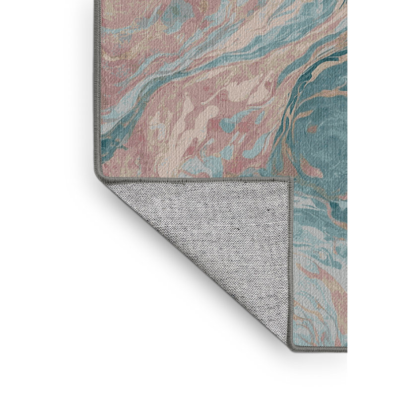 Tapis gris lavable à la machine, Rectangle 8 pi x 12 pi