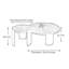 Table basse de style Mid-Century haut de gamme