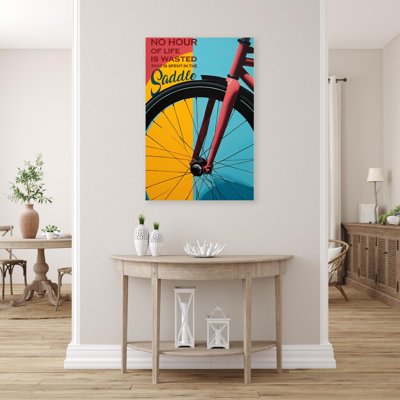 That Is Spent In The Saddle On Canvas Print