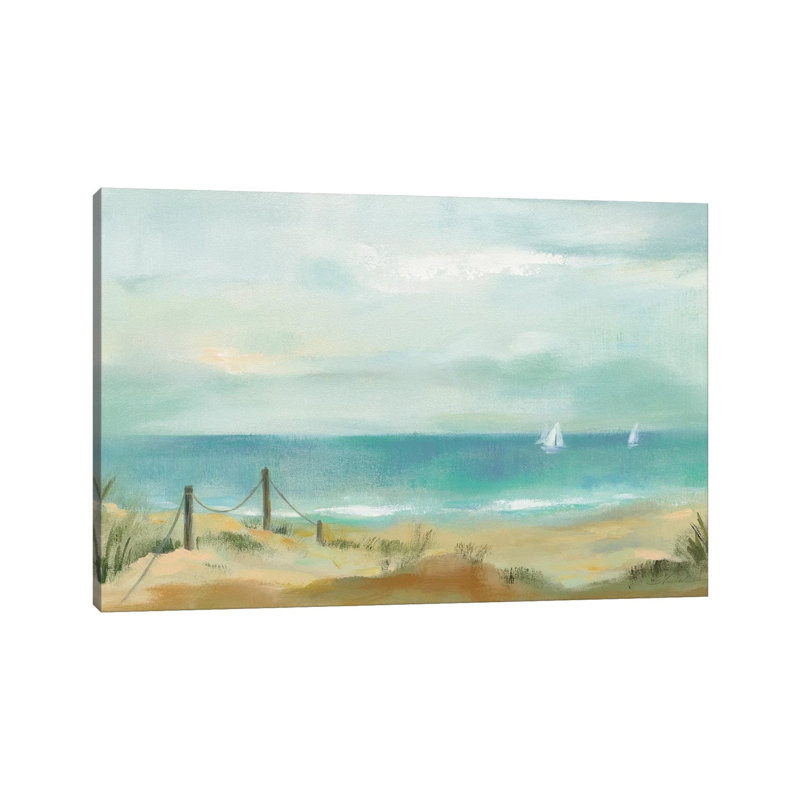 Serenity On The Beach by Silvia Vassileva - Wrapped Canvas Print, 101.6 cm H x 66.04 cm W x 1.91 cm D