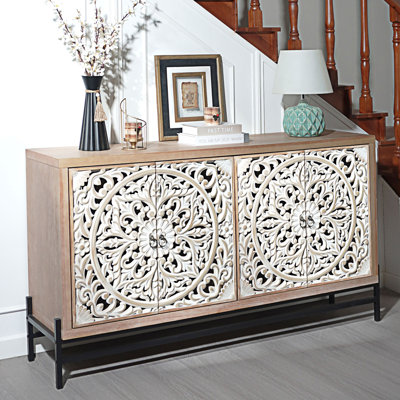 Armoire 4 portes en bois