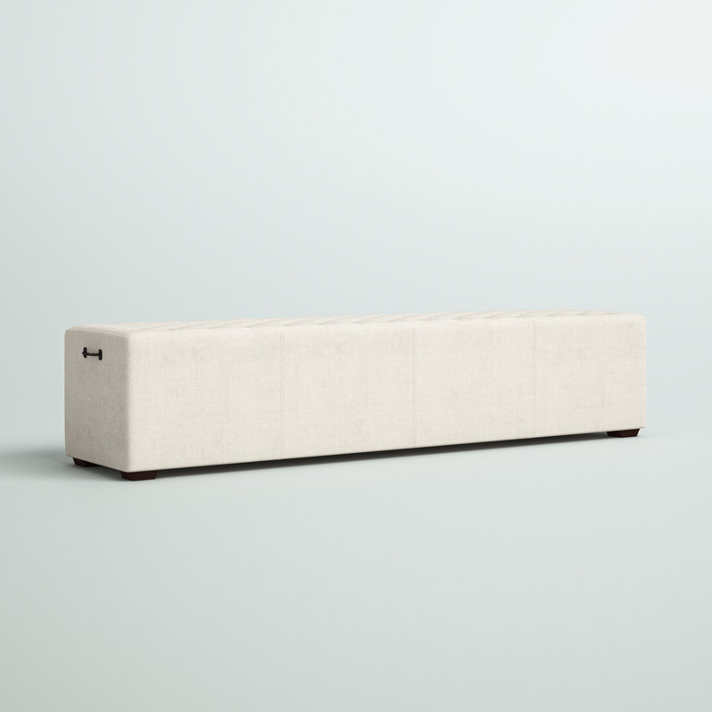 Banc rembourré Balsam, H 17 po x l 79 po x P 18 po