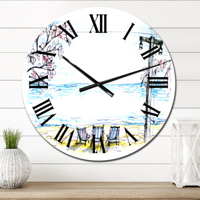 Horloge murale surdimensionnée