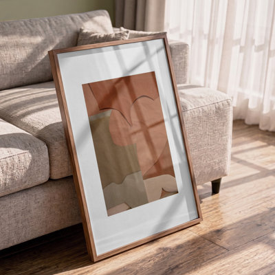 Earthy Leather Abstract by Cyrille Gulassa — Abstract Wall Art