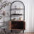 Black + Manufactured Wood Display Cases
