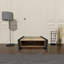Table basse avec rangement de style traîneau
