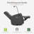 Evolur Maverick Power Recline Glider With Device Holder-107377299