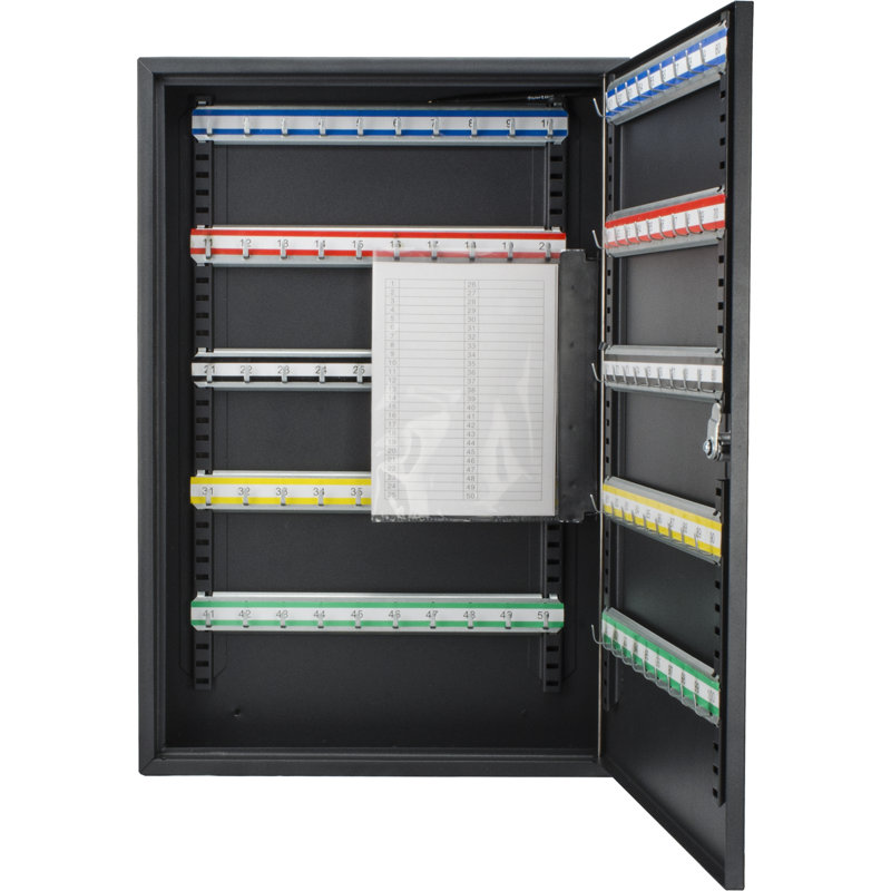 100 KEY ADJUSTABLE LOCK BOX W/ KEY BLACK