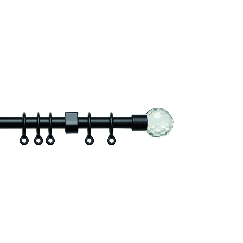 Taconic Adjustable 150cm to 280cm 1.6cm, Black
