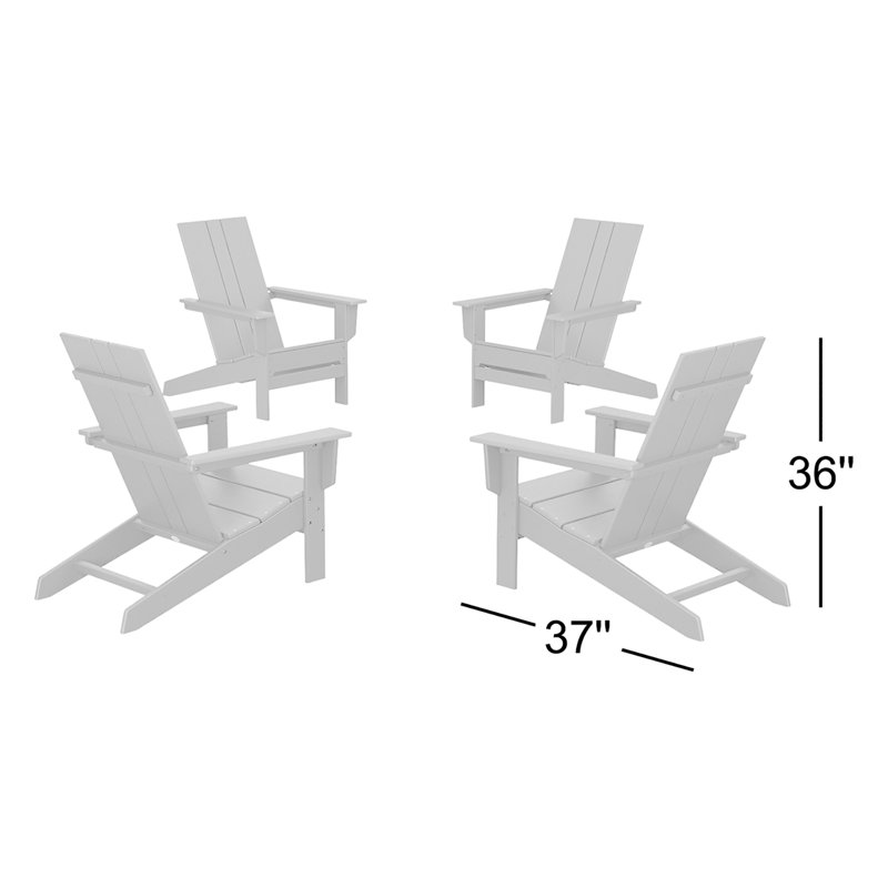POLYWOOD by AllModern Outdoor Adirondack Chair, Mahogany
