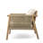 28" Modern Outdoor Woven Lounge Chair, Cushions Included
