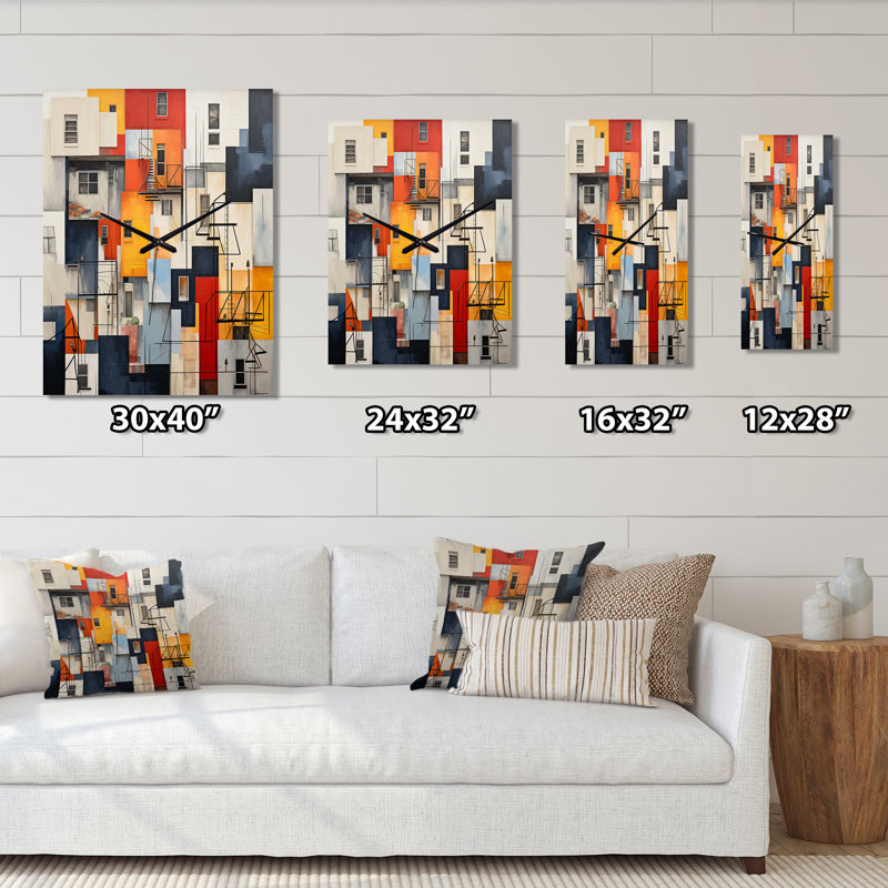 Horloges murales Devota - City Buildings, Moyen